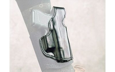 Desantis Gunhide 14 Die Hard Right-Hand Ankle Holster for Smith & Wesson J-Frame in Black Lined Leather (2") - 014PC02Z0