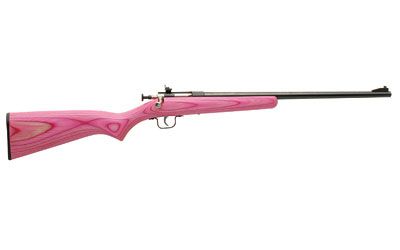 Crickett KSA2225 Single Shot Bolt 22 Long Rifle (LR) 16.12" 1 Laminate Pink Stk Blued