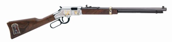 Henry Repeating Arms Freemasons Tribute .22 Long Rifle 16-Round 20" Lever Action Rifle in Brass - H004MAS