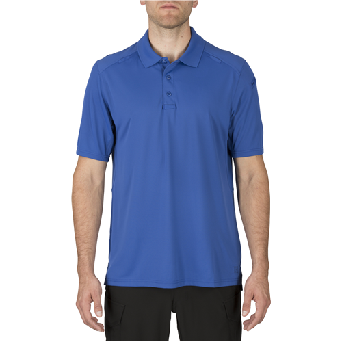 Helios Short Sleeve Polo Color: Academy Blue Size: Large