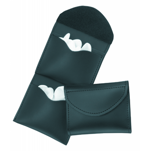 Two Pocket Glove Case  Two Pocket Glove Case Black Finish Place on belt up to 2-1/4 in. or slide into pants pocket.