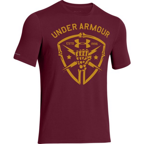 Under Armour Black Ops Fist Men's T-Shirt in Sherry/Ochre - Small