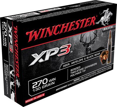 Winchester .270 Winchester Supreme Elite XP3, 130 Grain (20