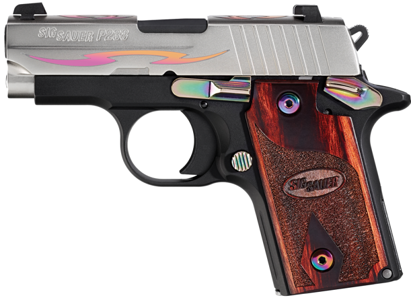 Sig Sauer P238 Micro-Compact Rainbow Tribal .380 ACP 6+1 2.7" Pistol in Black