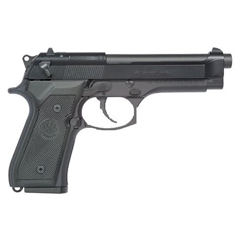 Beretta M9 Commercial 9mm 10+1 4.9" Pistol in Black (M9 Dot and Post Sights) - J92M9A0