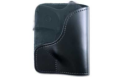 Desantis Gunhide 21 Trickster Right-Hand Belt Holster for Sig Sauer P238, 380/Keltec P-3AT in Black Leather -