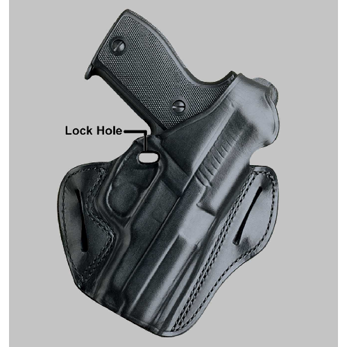 Desantis Gunhide F.A.M.S. Right-Hand Belt Holster for Glock 17 in Black - 01LBAB2Z0