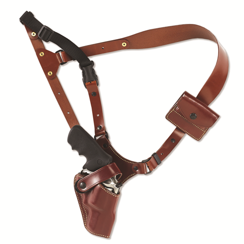 Galco International Great Alaskan Right-Hand Shoulder Holster for Colt King Cobra, Python, Trooper in Tan (4") - GA194