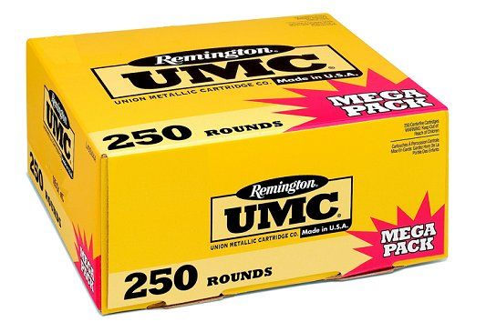 Remington UMC .40 S&W Metal Case, 180 Grain (250 Rounds) - L40SW3A