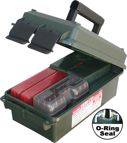 MTM Ammo Can 30 Caliber 7.4" x 13.5" x 5.1" Polymer Forest Green AC30C11
