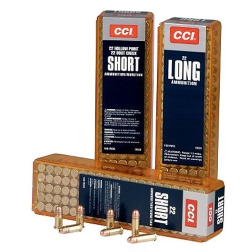 CCI Speer Competition/Target and Plinking .22 Long Rifle Round Nose, 29 Grain (100 Rounds) - 29