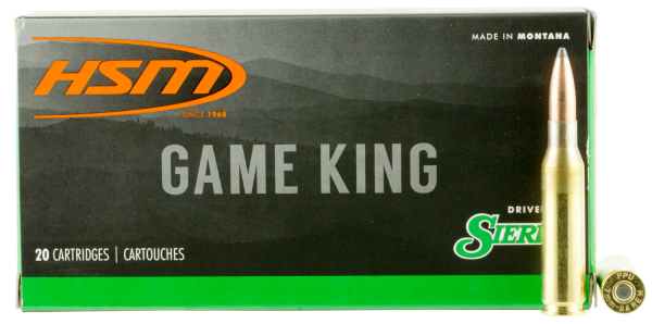 HSM Hunting Shack Game King 7mm-08 Remington Spitzer Boat Tail, 150 Grain (20 Rounds) - 7MM088N