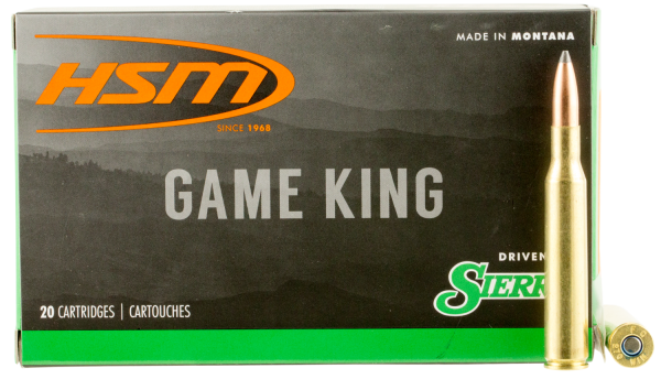 HSM Hunting Shack Game King .270 Winchester Spitzer Boat Tail, 150 Grain (20 Rounds) - 27013N