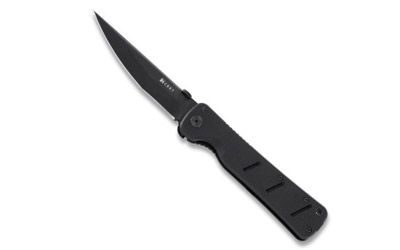 Columbia River Otanashi noh Ken Assisted Folding Knife, 4.5" Clip-point Aus 8 Plain Blade (Black G10 Handle) - 2906