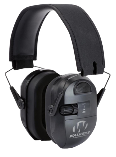 Walkers Game Ear GWPXPMB Ultimate Series Power Muff Blk Earmuff 27 dB