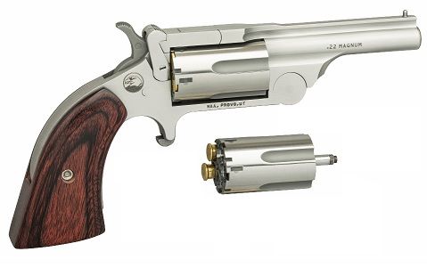 North American Arms Ranger II .22 Long Rifle 5-round 2.50" Revolver in Stainless Steel - 22MCR250