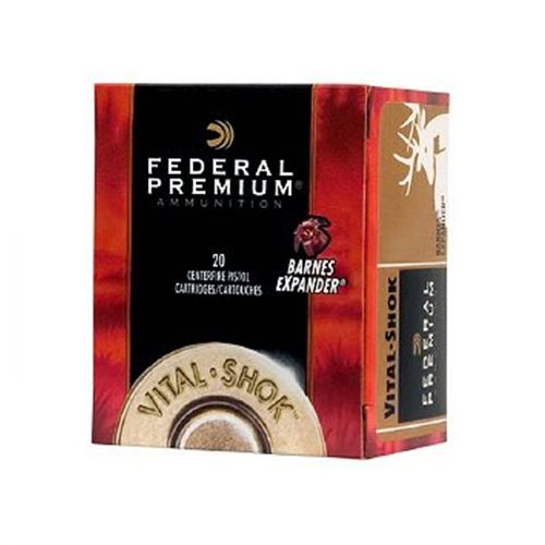 Federal Cartridge Vital-Shok .460 S&W Magnum Barnes Expander, 275 Grain (20 Rounds) - P460XB1