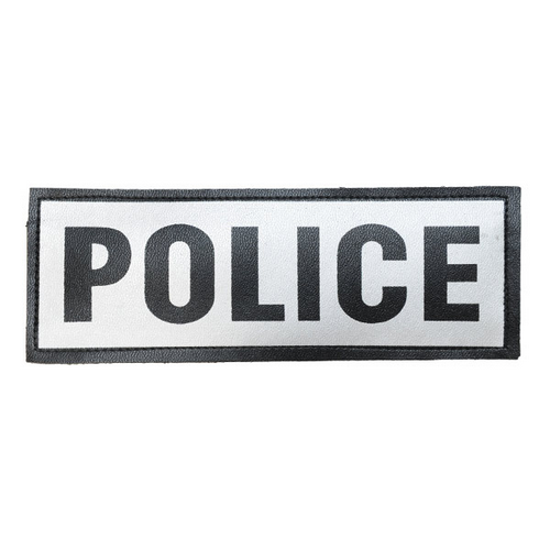 Reflective Name Plate Text: POLICE