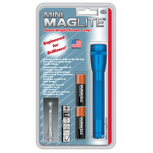 MagLite Mini Mag Flashlight in Red (5.75") - M2A036