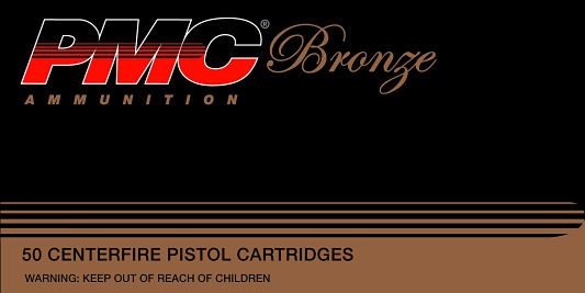 PMC Ammunition Bronze 10mm Jacketed Hollow Point, 170 Grain (25 Rounds) - 10B