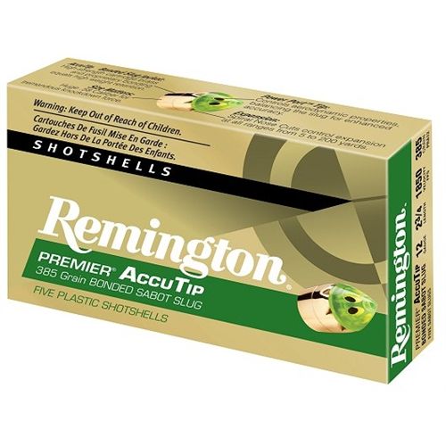 Remington Premier AccuTip Bonded .20 Gauge (3") Slug (Sabot) Copper (5-Rounds) - PRA20M