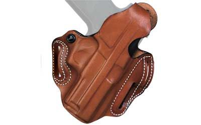 Desantis Gunhide 1 Thumb Break Scabbard Right-Hand Belt Holster for Glock 19, 23, 32, 36 in Black Leather -