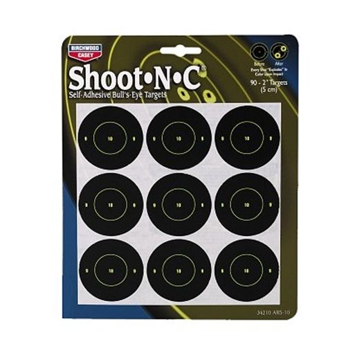 Birchwood Casey 10 Pack 2" Self Adhesive Round Targets 34210