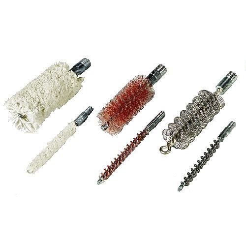 Hoppes 3 Pack .357/9MM Brush & Swab Set 1451BK
