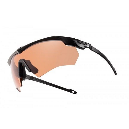 Crossbow Suppressor ONE (Hi-Def Copper) - One Black Crossbow Suppressor frame w/interchangeable Hi-Def Copper lens. Microfiber cleaning pouch & elastic retention strap