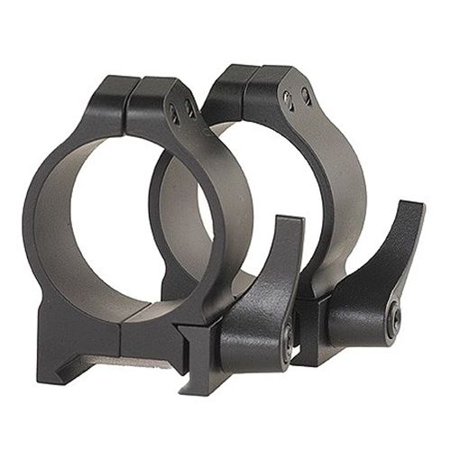 Warne 30MM High Quick Detach Scope Rings w/Matte Black Finish 215LM