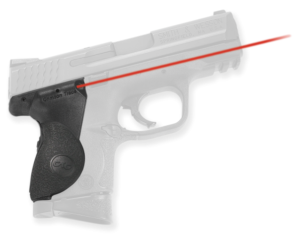 Crimson Trace LG661 Lasergrips Red 633nm S&W M&P Compact .5"@50ft Black