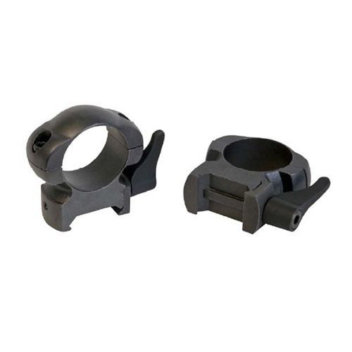 Weaver 1" Medium Leverlok Top Rings w/Matte Black Finish 49325