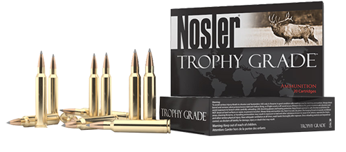 Nosler Bullets Trophy Grade Long Range .300 Winchester Short Magnum AccuBond, 190 Grain (20 Rounds) - 60106