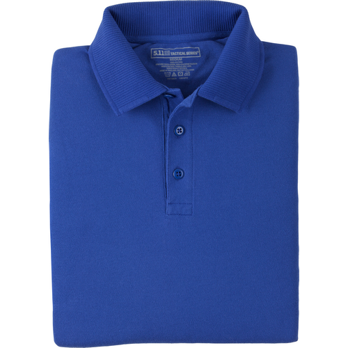 5.11 Tactical Professional Men's Short Sleeve Polo in Academy Blue - Large