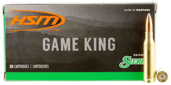 HSM Hunting Shack Game King 7mm-08 Remington Spitzer Boat Tail, 160 Grain (20 Rounds) - 7MM089N