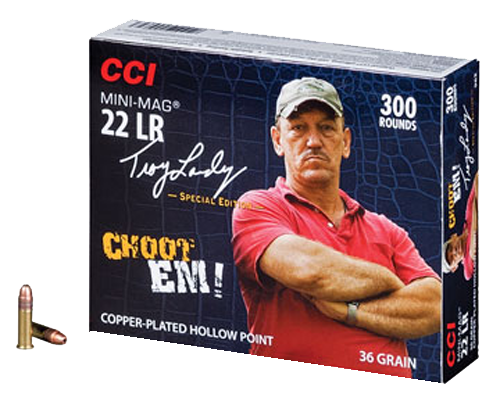 CCI Speer .22 Long Rifle Copper Plated Hollow Point, 36 Grain (300 Rounds) - 962