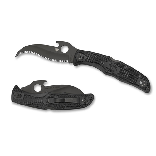 SPYDERCO - MATRIARCH 2   Blade: Serrated w/ Wave Blade Color: Black