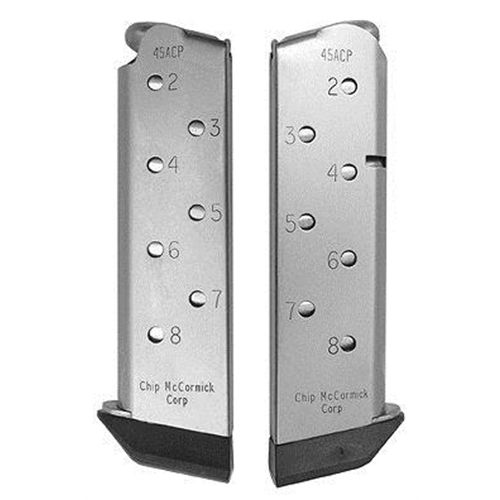 Chip McCormick .45 ACP 8-Round Steel Magazine for Government/Commander 1911 - 14111