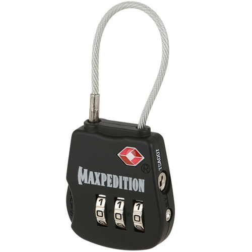 Tactical Luggage Lock Color: Black