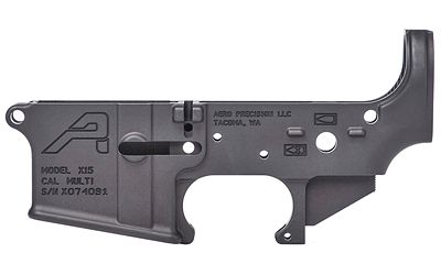 Aero Precision APAR501101 Lower AR-15 AR Platform Multi-Caliber Black Hardcoat Anodized