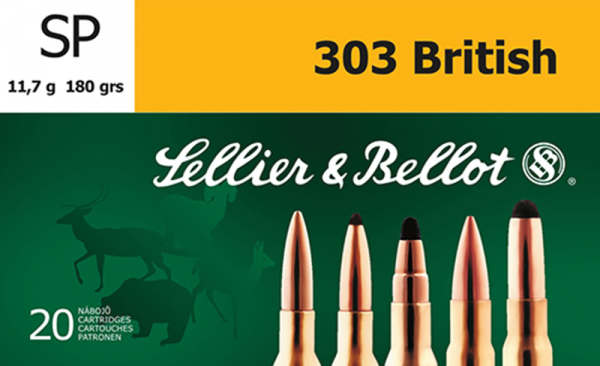 Magtech Ammunition .303 British Soft Point, 180 Grain (20 Rounds) - SB303C