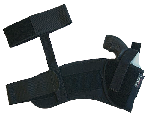 Uncle Mike's Ankle Right-Hand Ankle Holster for Small Autos (.22-.25 Cal.) in Black (10) - 8810