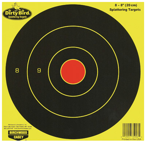 Birchwood Casey 35908 Dirty Bird Bull''s-Eye Targets 8 Pac