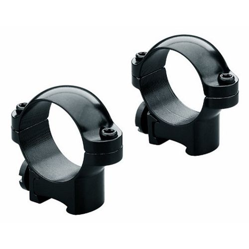 Leupold Medium 22 Rimfire Rings w/Gloss Black Finish 49947