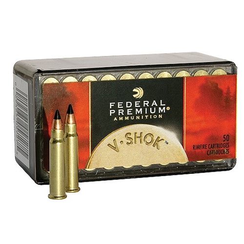 Federal Cartridge V-Shok Varmint .17 HMR Hornady V-Max, 17 Grain (50 Rounds) - P771