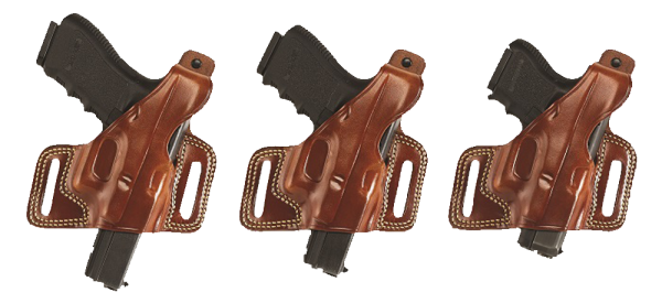 Galco International Silhouette Right-Hand Belt Holster for Glock 17, 22, 31 in Tan (1.75") - SIL224