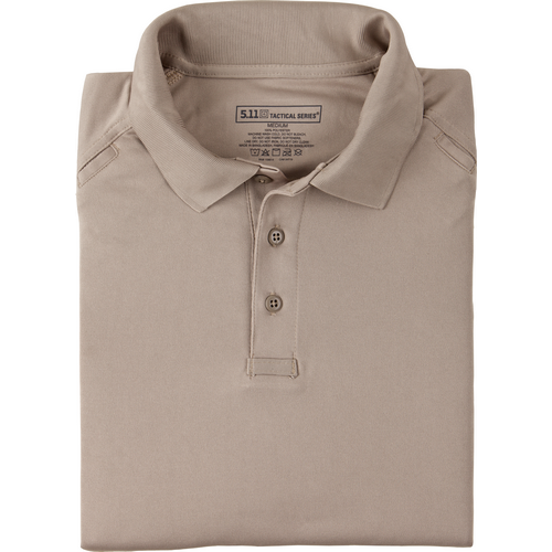 5.11 Tactical Performance Men's Short Sleeve Polo in Silver Tan - 3X-Large