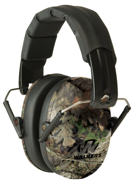 Walkers Game Ear GWPFPM1CMO Pro Low Profile Folding Muff Mossy Oak