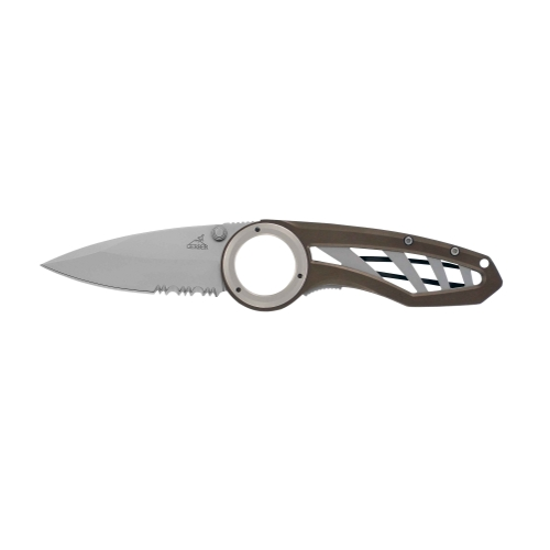 Gerber Remix Manual Folding Knife, 2.90" Clip-point Serrated Blade - 22-41969