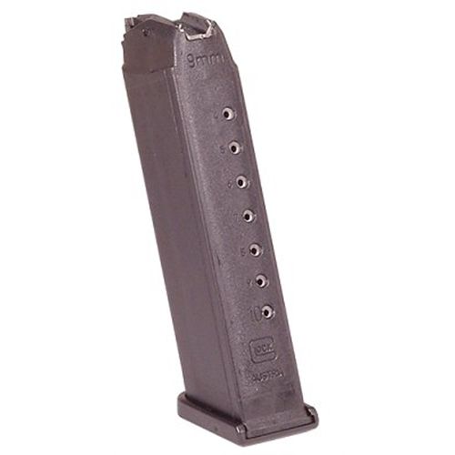 Glock 9mm 17-Round Polymer Magazine for Glock 17/34 - MF17017